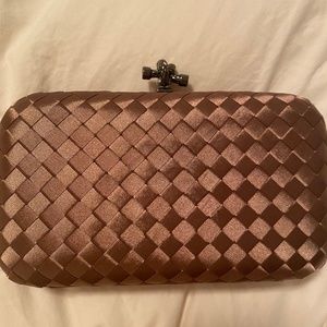Satin clutch